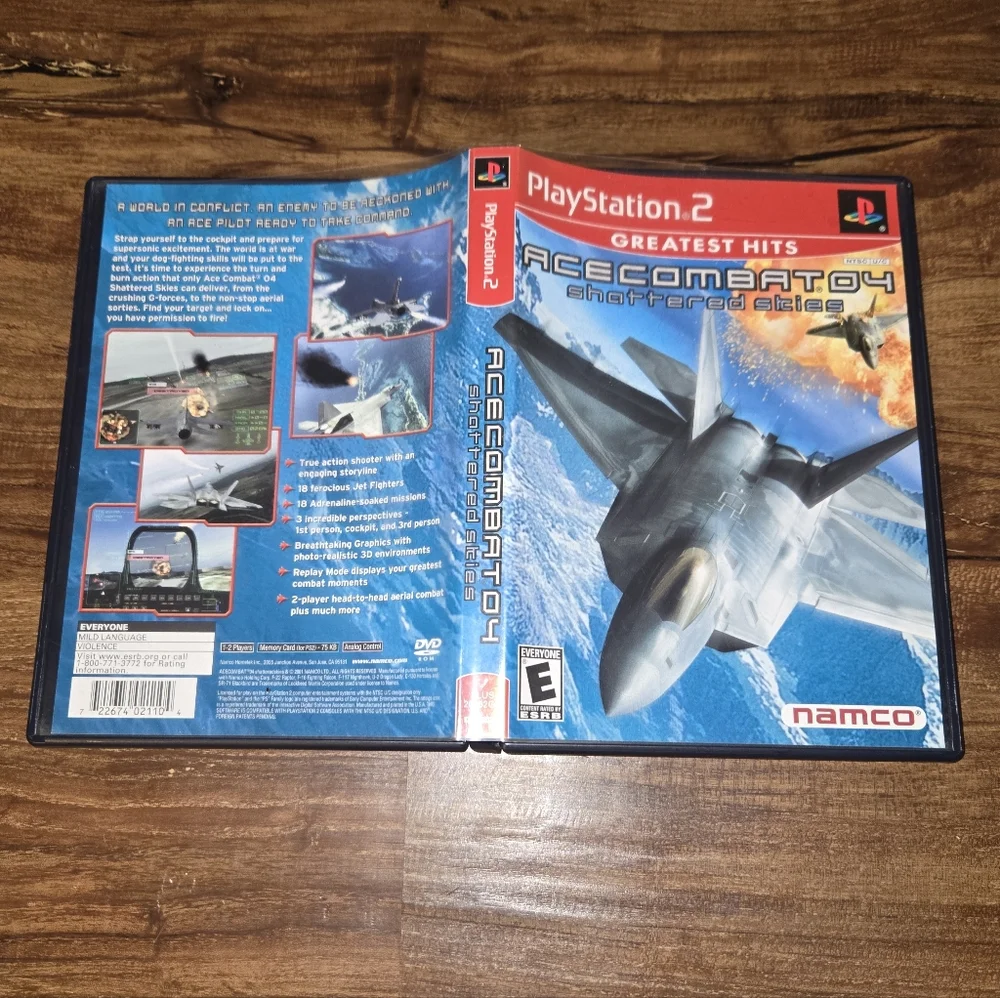 Ace Combat 04: Shattered Skies for PlayStation 2 - Namco